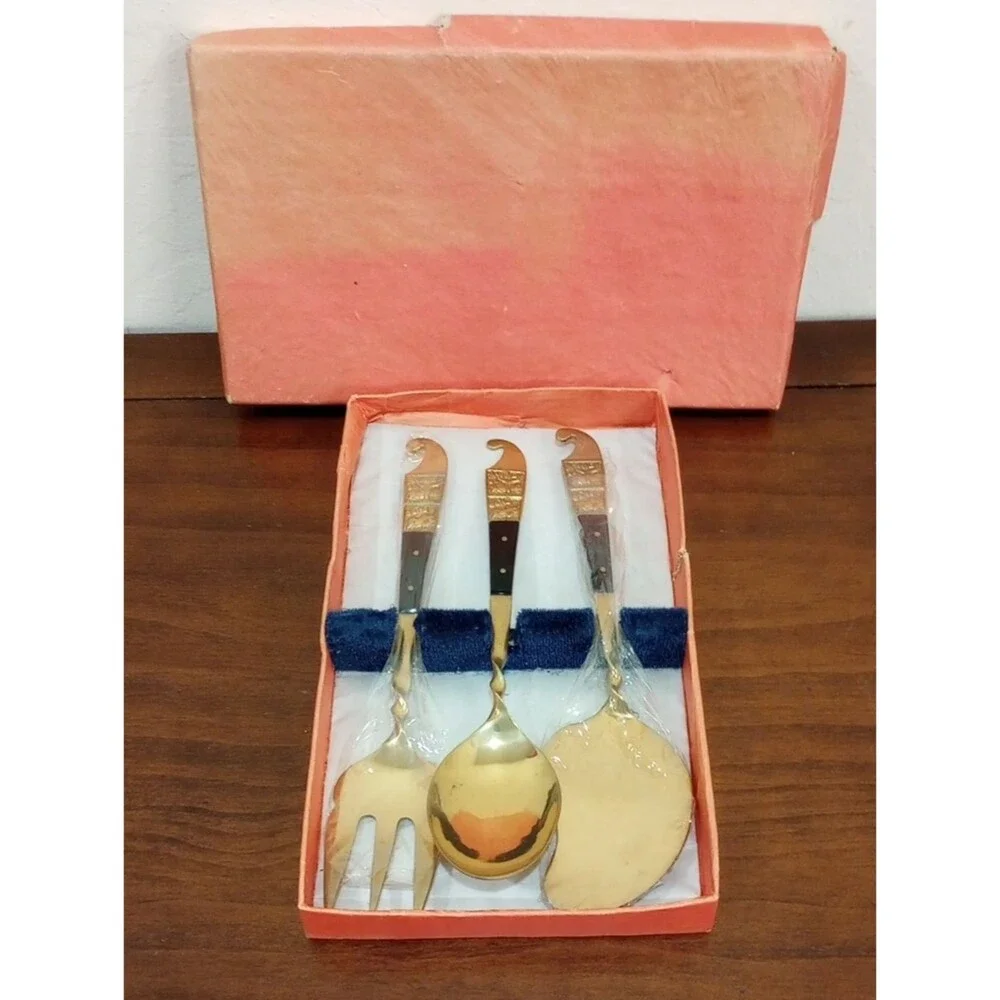 Prefollet KB Copper and Brass Service Set - Vintage!